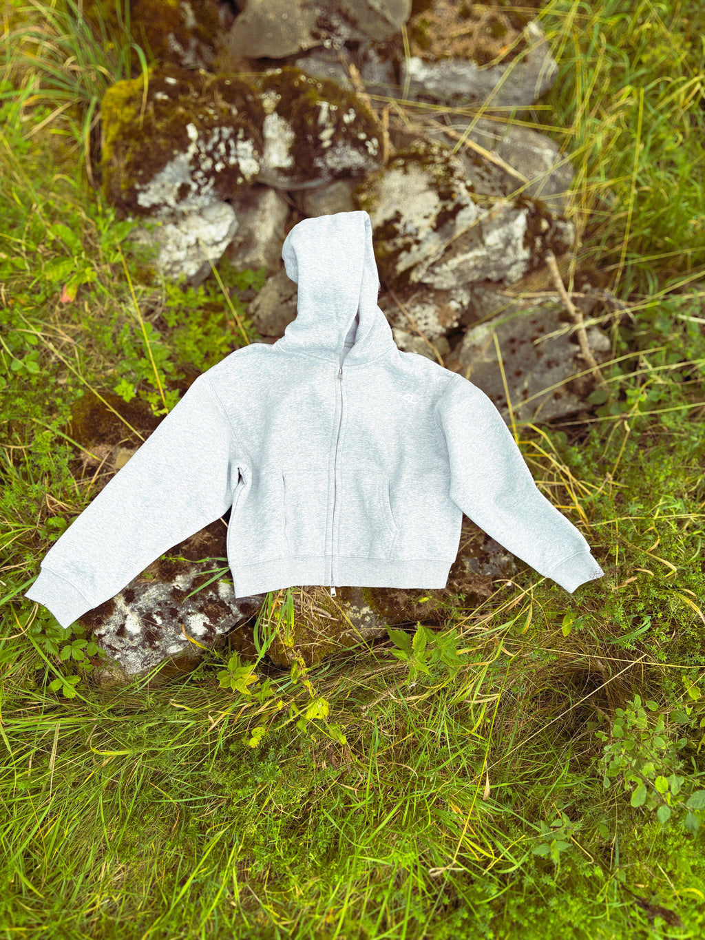 Lumiere Cortina Cropped Zip Hoodie