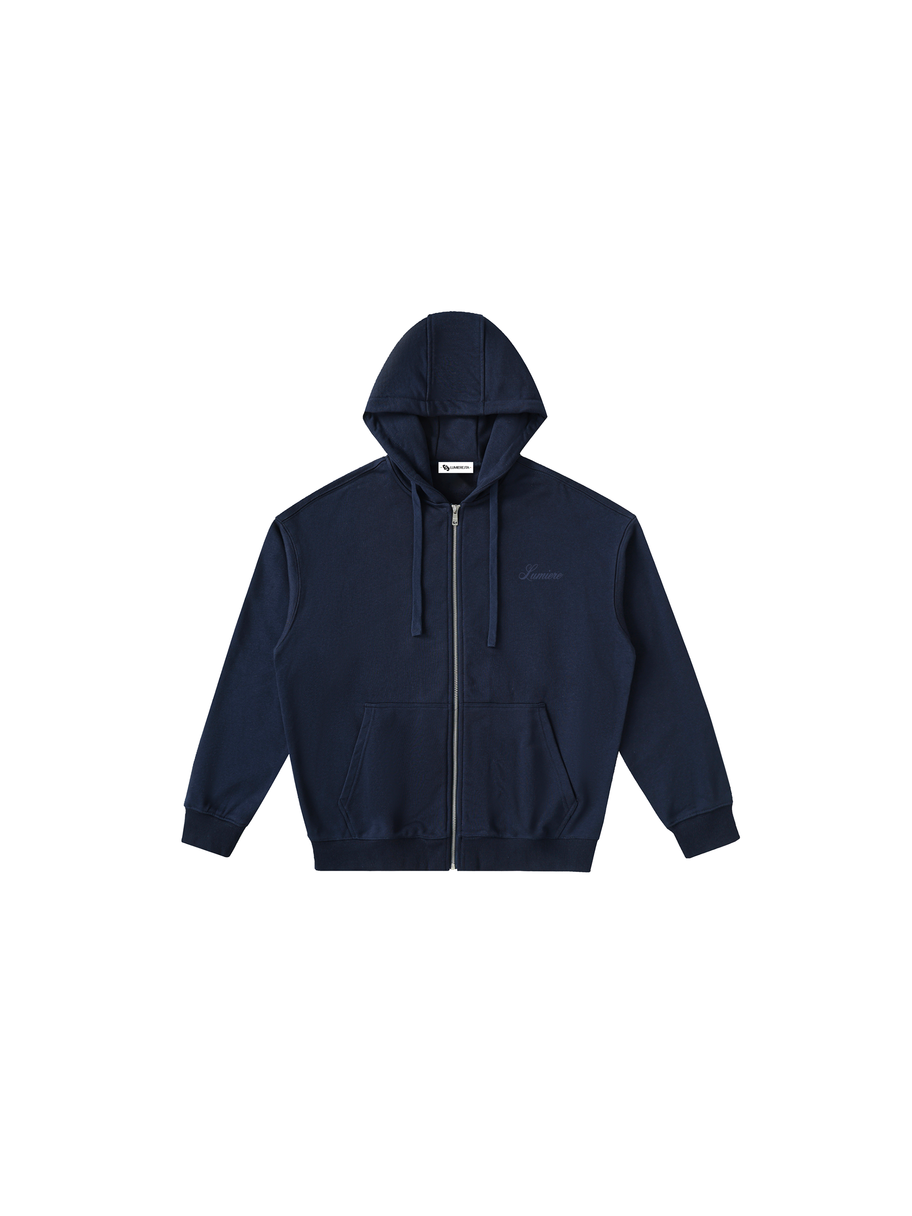 Leggerissima Zip-Hoodie Navy